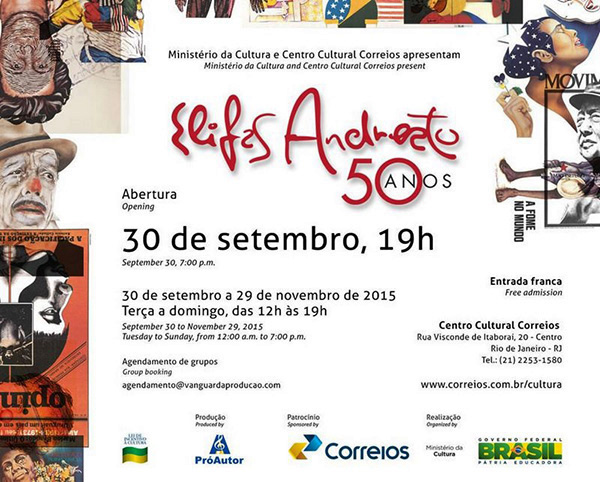 Convite Elifas Andreato, 50 anos