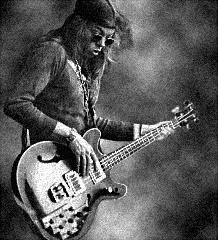 Jack Casady with his Guild Starfire Bass Guitar